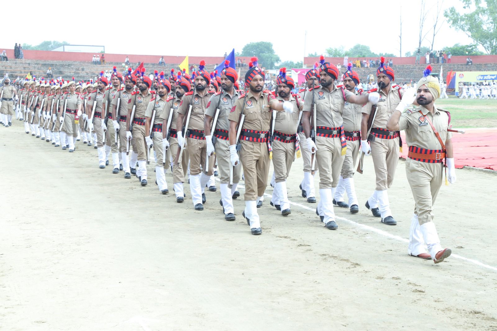 Laljit Singh Bhullar hoists flag on 79th I-Day in Mansa