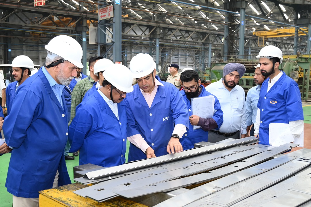  Railway Board visits Rail Coach Factory