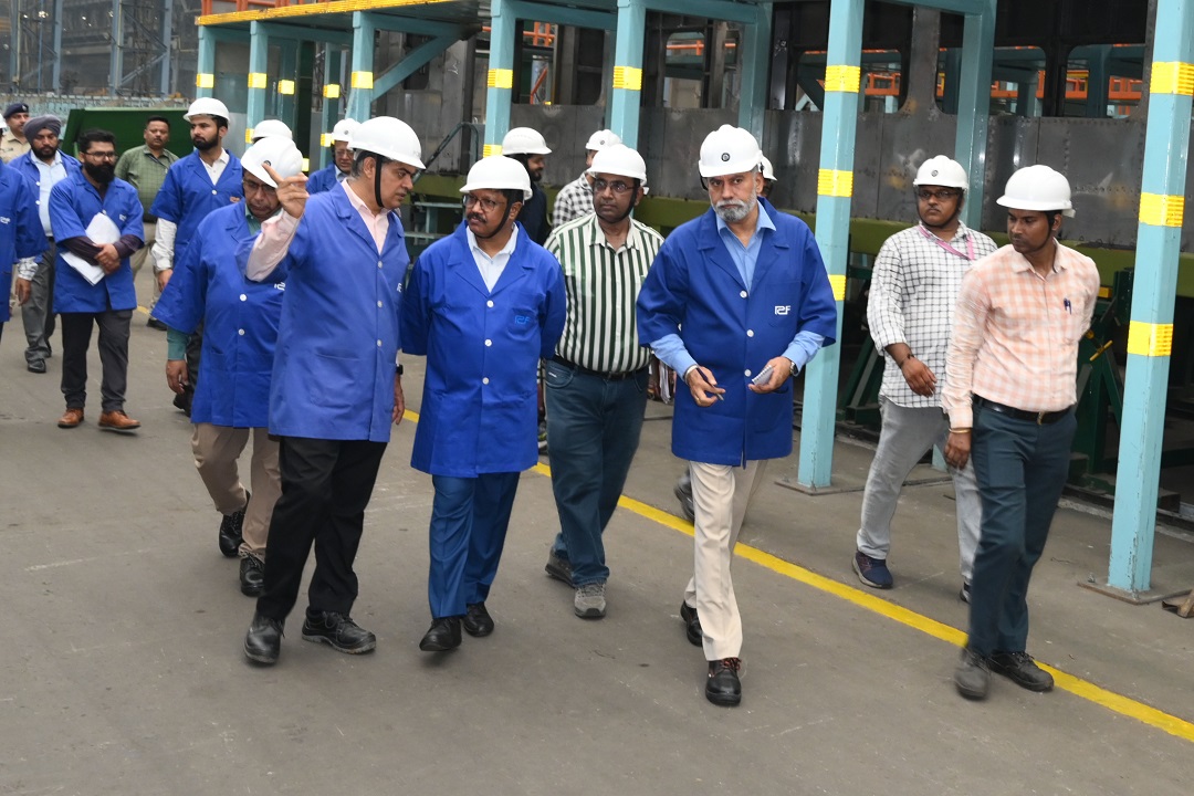  Railway Board visits Rail Coach Factory