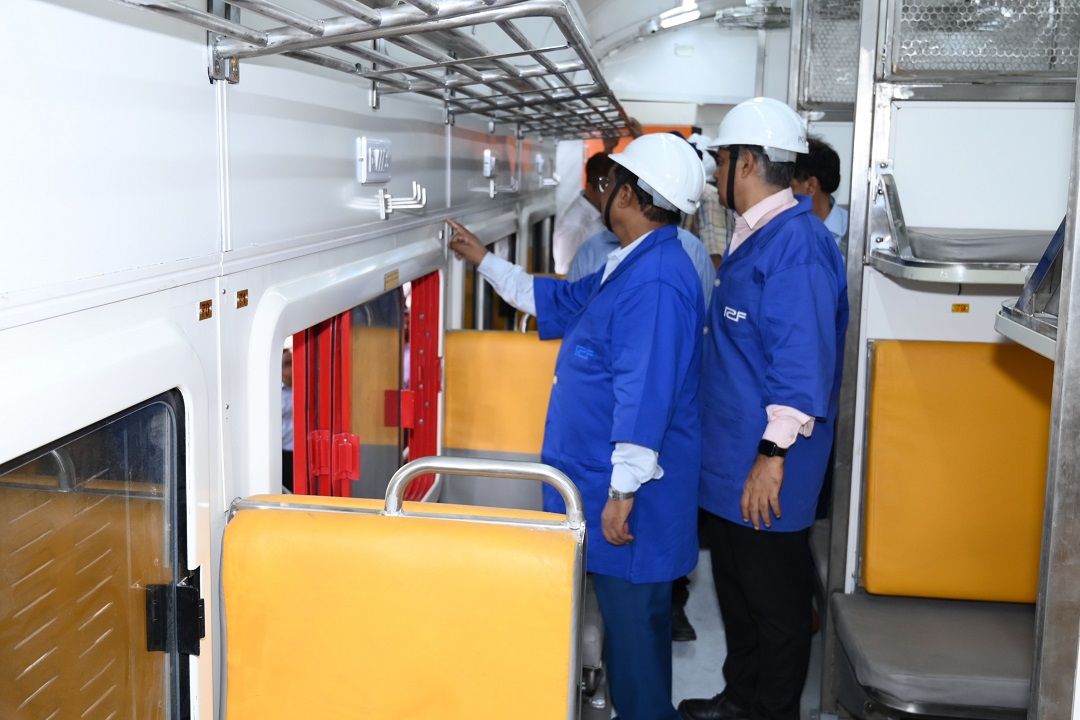  Railway Board visits Rail Coach Factory