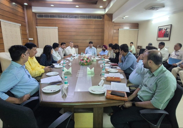 ECI Team Holds Meeting with EROs and AEROs To Review Progress