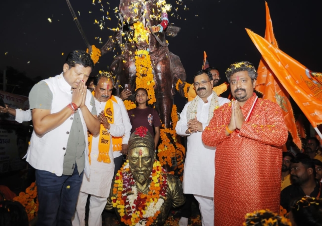 Historic Welcome to National Gaurav Rath at Maa Matangi Dham