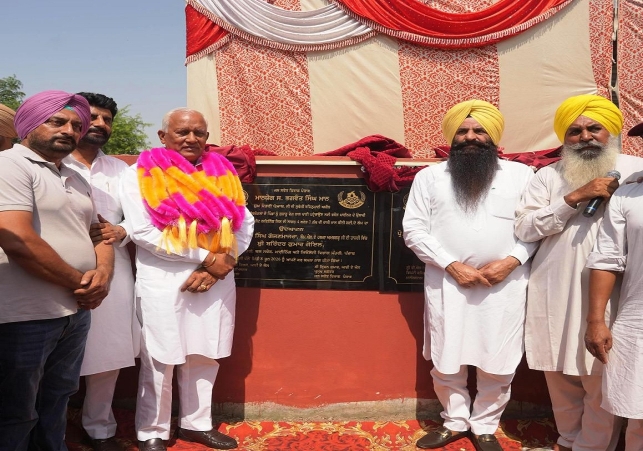 INAUGURATES IRRIGATION PROJECTS WORTH RS.13-CR