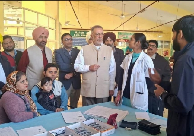 AAP MLA Inspects Health Facilities in Fatehgarh Sahib