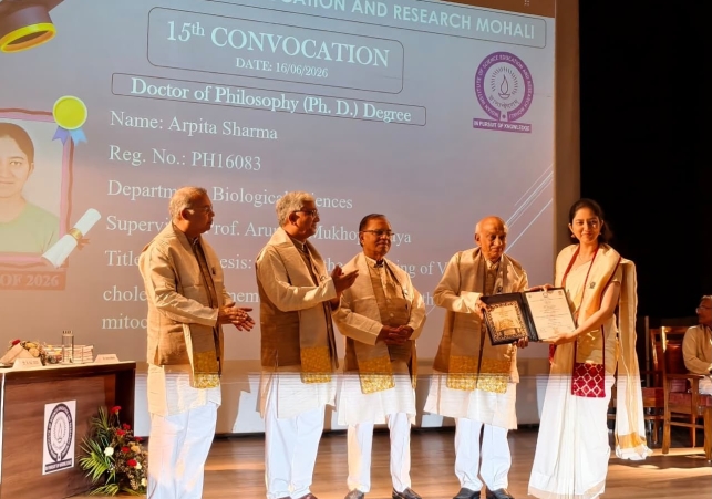IISER Mohali Holds 15th Convocation