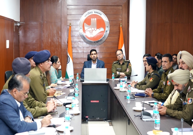 Chandigarh DC Reviews Road Safety Measures