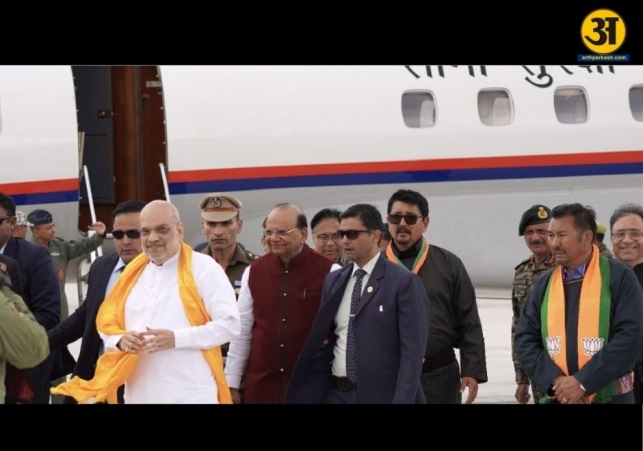 Amit Shah visits Ladakh for first international exposition of Buddha relics in India