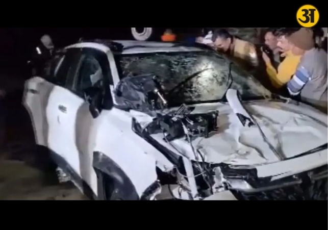 Four youths die after car falls into canal in Mathura road accident