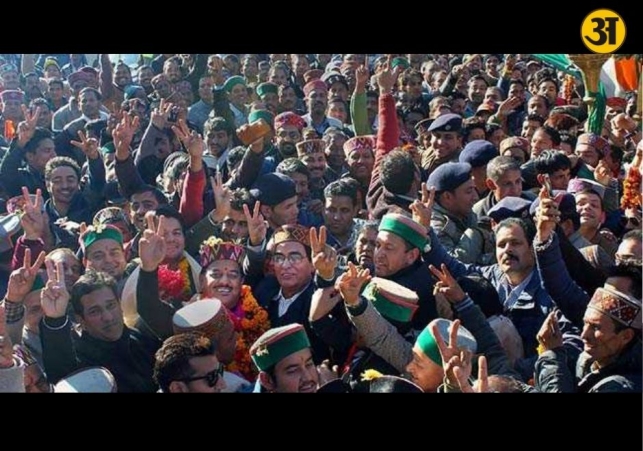 Himachal minister and BJP clash over religious slogans after local election results