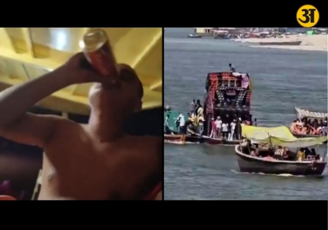 Man arrested in Varanasi after viral video shows alcohol consumption on Ganga boat
