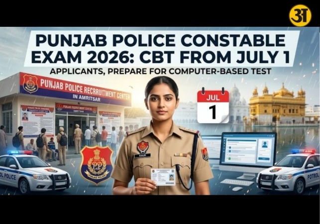 Punjab Police Constable Exam 2026 to begin from July 1 