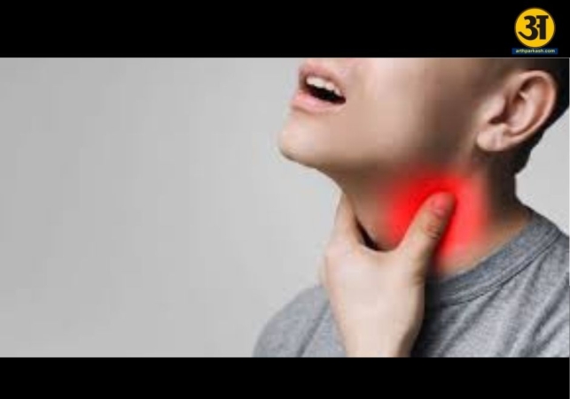 Recurrent throat pain without fever