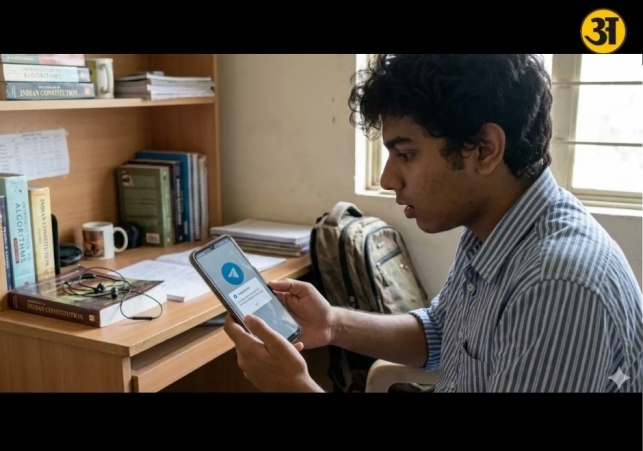 Telegram blocked before NEET