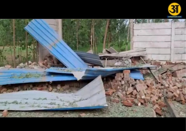 Two workers killed after massive explosion and fire at firecracker factory in Uttar Pradeshs Saharanpur