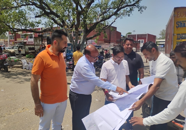 Chief Engineer Reviews Infrastructure Development Works