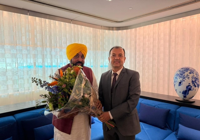 CM Bhagwant Singh Mann embarks on Netherlands visit