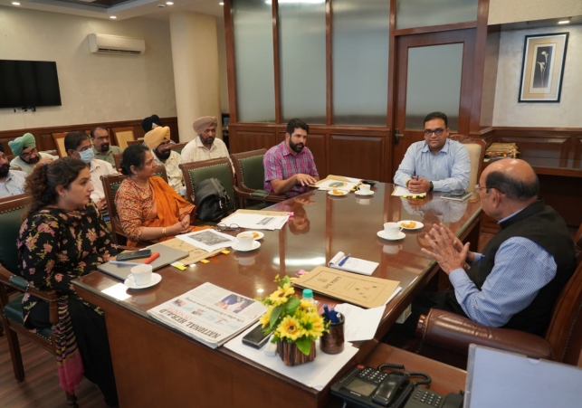 Horticulture Minister Mohinder Bhagat Directs Officers