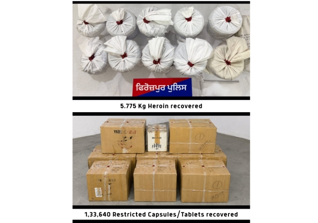 THREE HELD WITH 5.7KG HEROIN