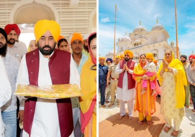 CM Bhagwant Singh Mann pays obeisance at Takht Sri Patna Sahib