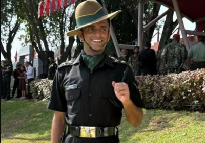 Commissioned as Lieutenant in India Army
