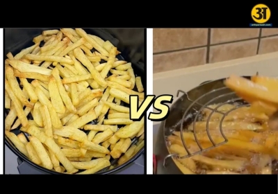 Deep frying vs air frying