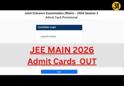 JEE Main 2026 April session admit card released