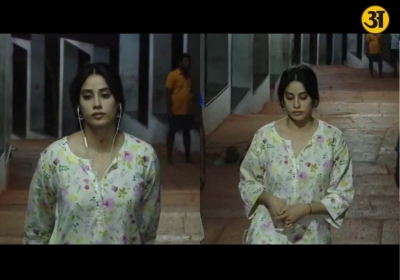 Janhvi Kapoor walks 3550 steps to Tirumala temple to seek Lord Balajis blessings