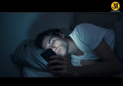 Late night scrolling and sleep