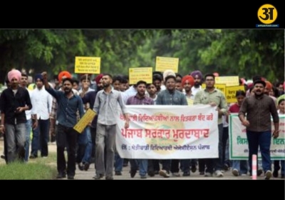 Ludhiana students protest PAU plan to axe trees for road work