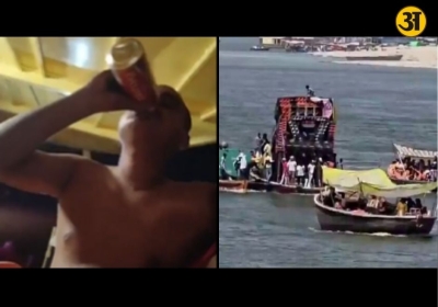 Man arrested in Varanasi after viral video shows alcohol consumption on Ganga boat
