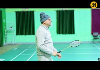 Pushkar Singh Dhami releases badminton club souvenir
