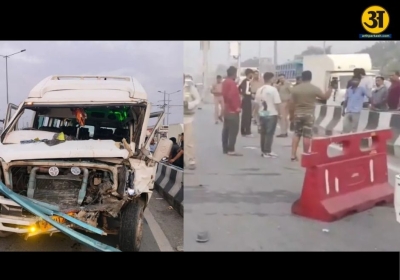 Three killed after tempo traveller hits people standing on Delhi Meerut Expressway in Ghaziabad