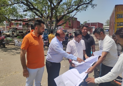 Chief Engineer Reviews Infrastructure Development Works